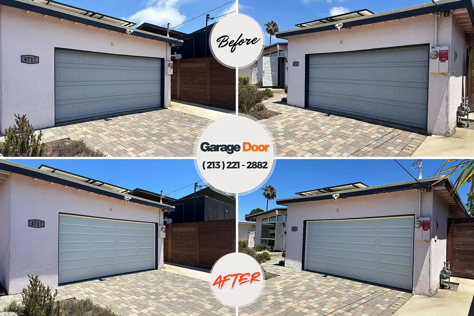 Before and after: garage door repair Johnsonville, SC